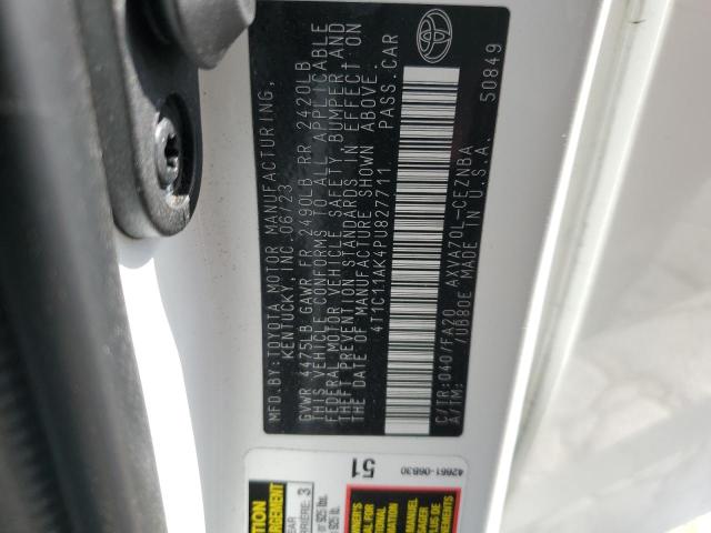 2023 TOYOTA CAMRY LE - 4T1C11AK4PU827711
