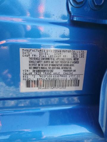 2021 NISSAN SENTRA SR 3N1AB8DV6MY291282
