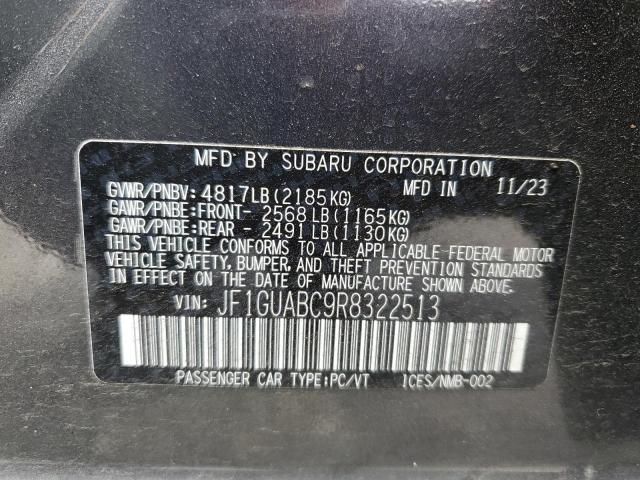 2024 SUBARU IMPREZA JF1GUABC9R8322513