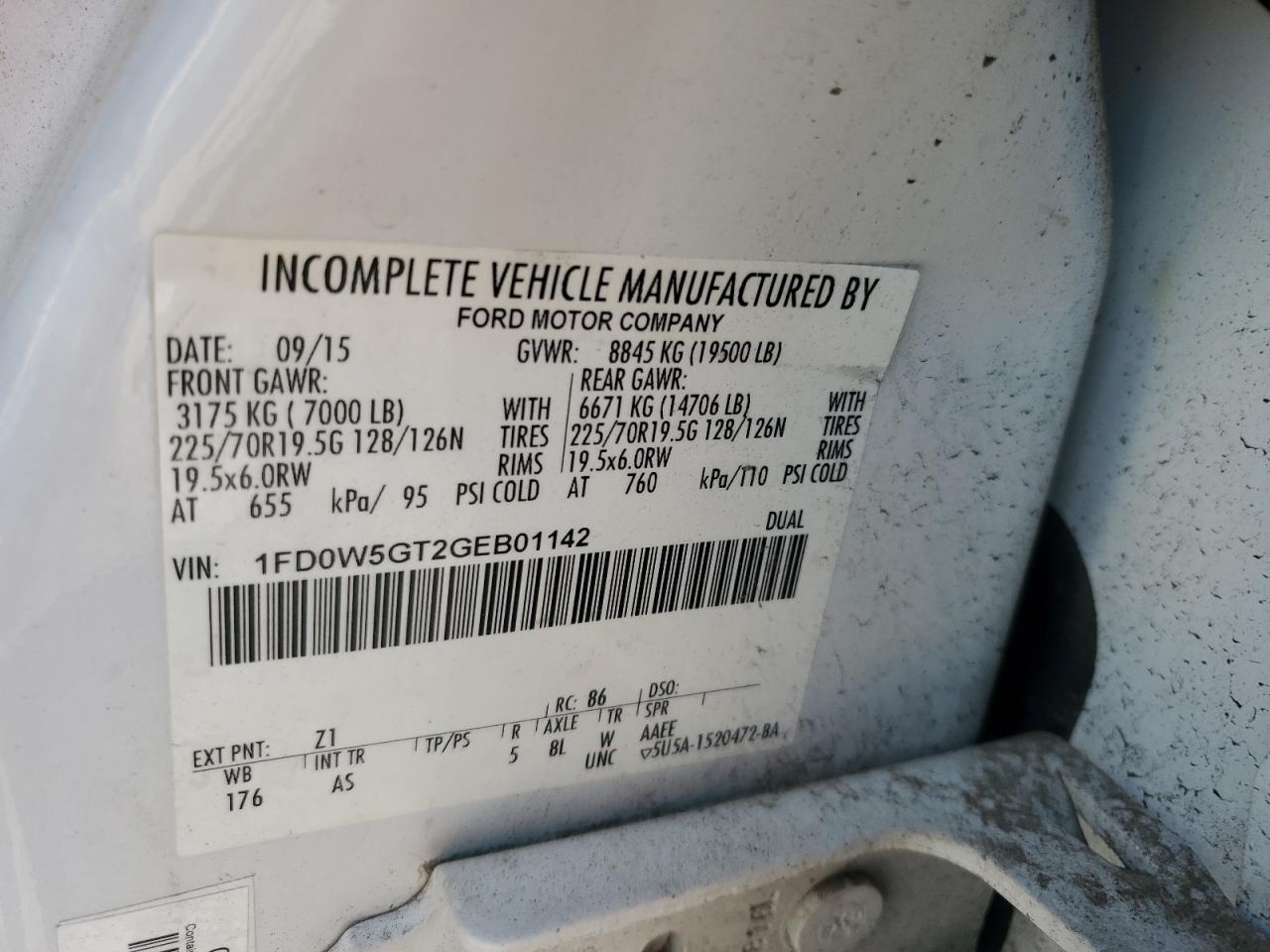 FORD F-550 SUPER DUTY