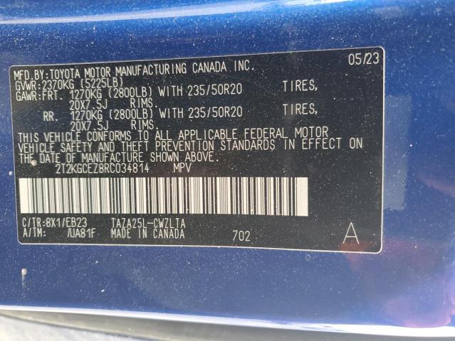 2024 LEXUS NX 350 LUX 2T2KGCEZ8RC034814