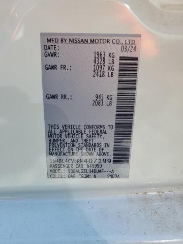 2024 NISSAN ALTIMA SR 1N4BL4CV5RN407199