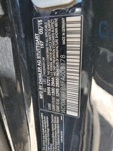 2015 MERCEDES-BENZ S 550 - WDDXJ8FB8FA008178