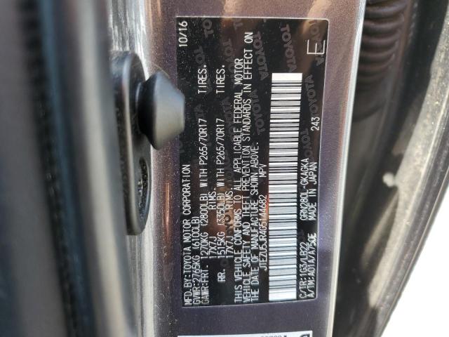 2016 TOYOTA 4RUNNER SR JTEZU5JR4G5144682