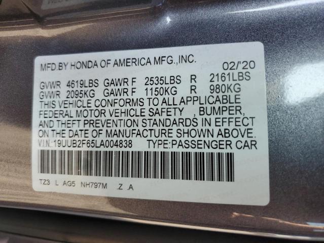 2020 ACURA TLX TECHNO - 19UUB2F65LA004838
