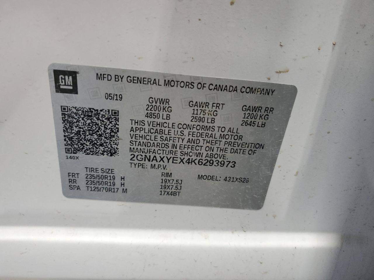 CHEVROLET EQUINOX PREMIER