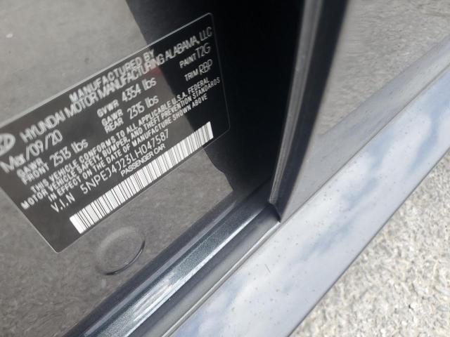 2020 HYUNDAI SONATA SEL 5NPEJ4J23LH047587