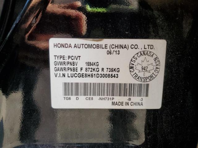 2013 HONDA FIT LX - LUCGE8H51D3008543