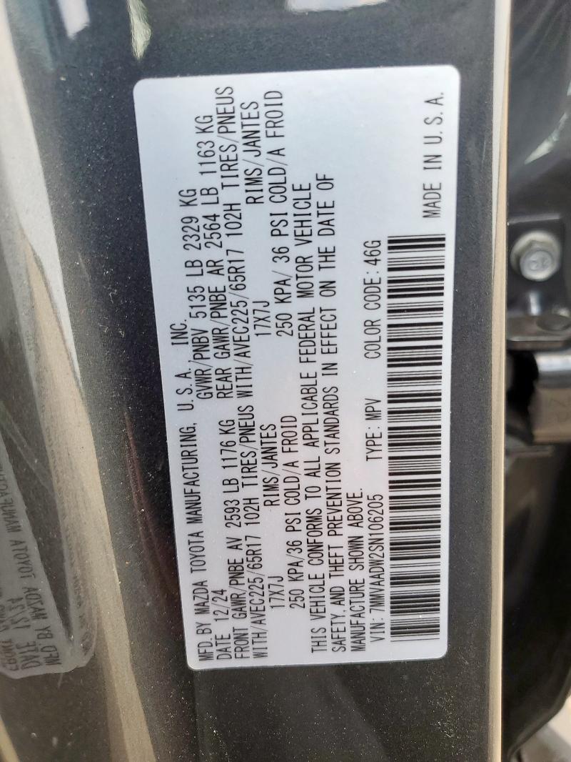 2025 MAZDA CX-50 PREM 7MMVAADW2SN106205