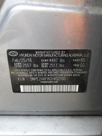 2016 HYUNDAI SONATA SE 5NPE24AF8GH402100