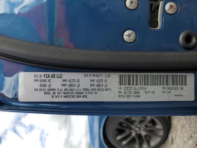 2020 DODGE CHALLENGER 2C3CDZFJ6LH137910