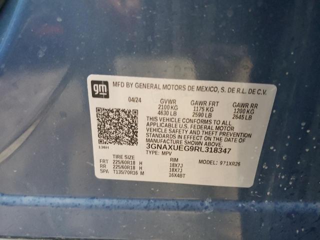 2024 CHEVROLET EQUINOX LT - 3GNAXUEG9RL318347