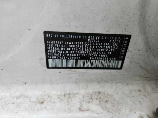 2017 VOLKSWAGEN GOLF ALLTR 3VWM17AU5HM526932
