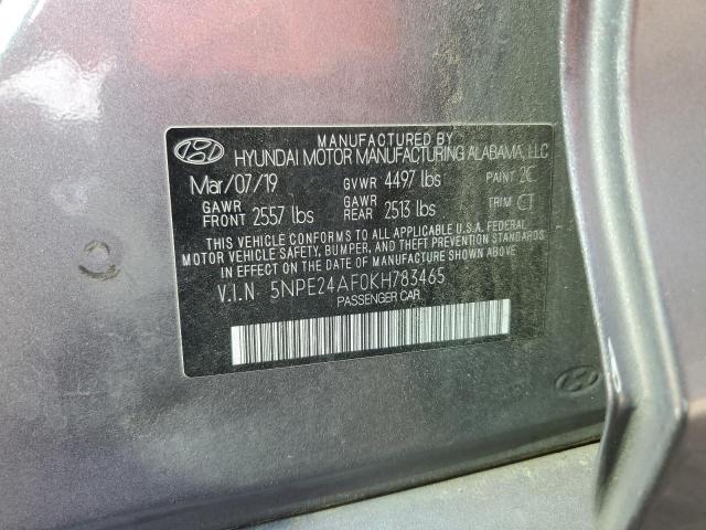 2019 HYUNDAI SONATA SE - 5NPE24AF0KH783465