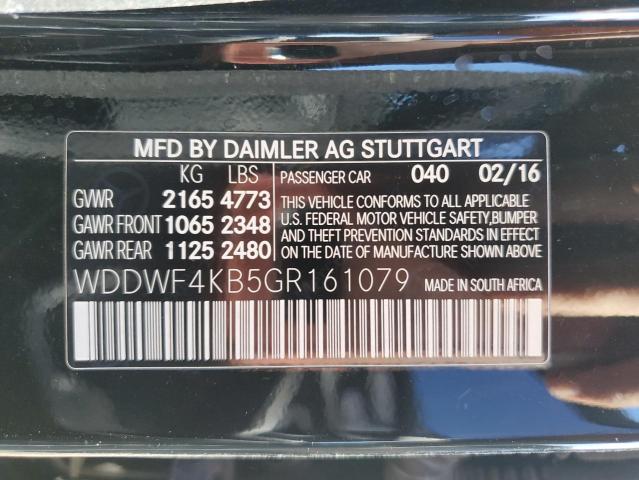 2016 MERCEDES-BENZ C 300 4MAT WDDWF4KB5GR161079