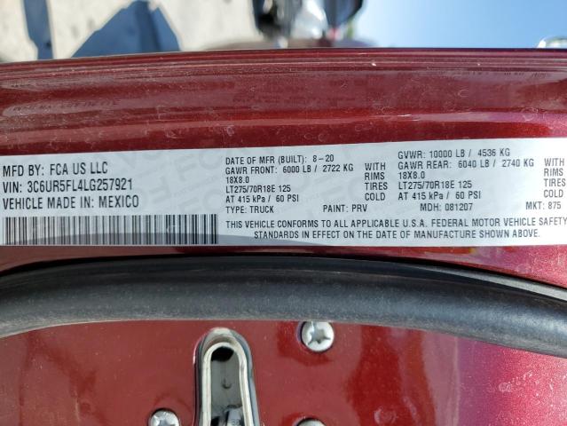 2020 RAM 2500 LARAM 3C6UR5FL4LG257921
