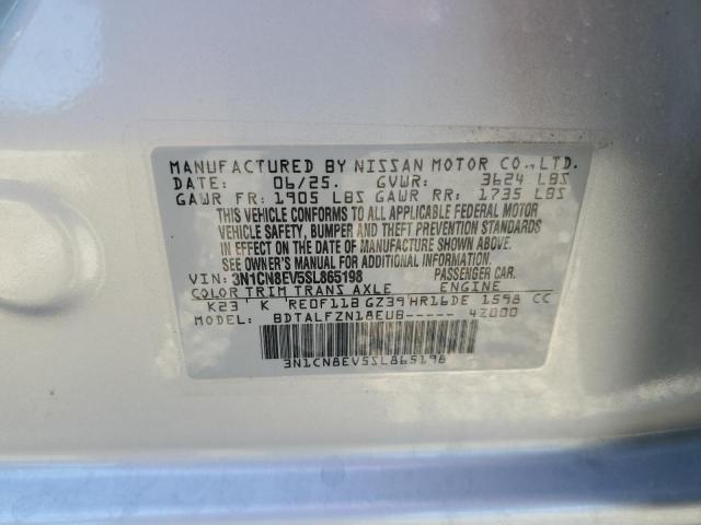 2025 NISSAN VERSA SV 3N1CN8EV5SL865198