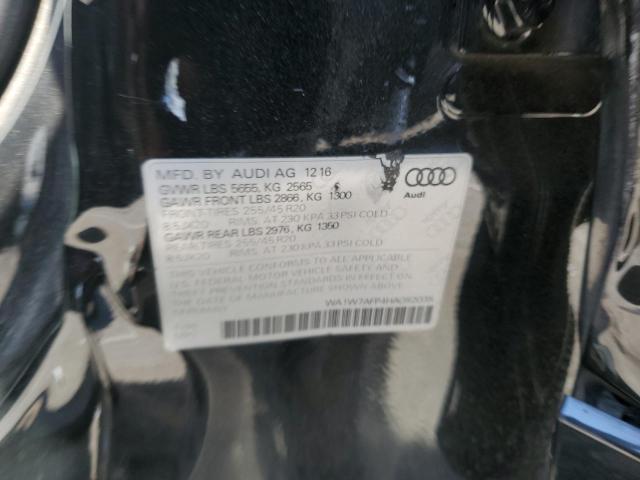 2017 AUDI Q5 PRESTIG WA1W7AFP4HA092035