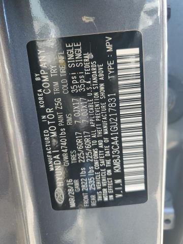 2016 HYUNDAI TUCSON LIM - KM8J3CA41GU217831