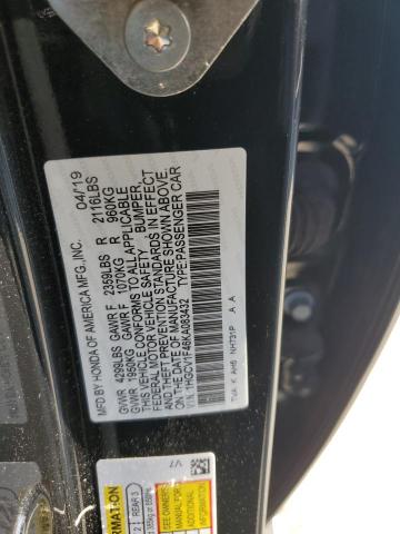2019 HONDA ACCORD EX 1HGCV1F46KA083432