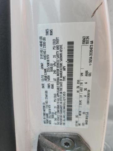 2016 LINCOLN MKC SELECT 5LMCJ2C96GUJ21353
