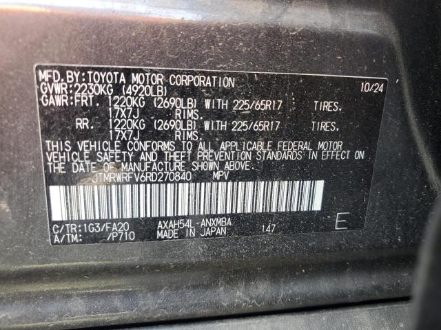 2024 TOYOTA RAV4 HYBRI JTMRWRFV6RD270840