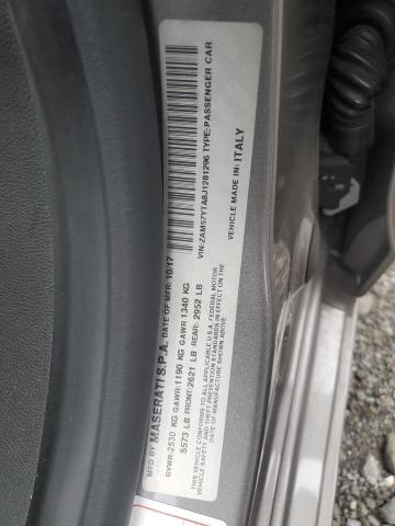 2018 MASERATI GHIBLI S ZAM57YTA8J1281296