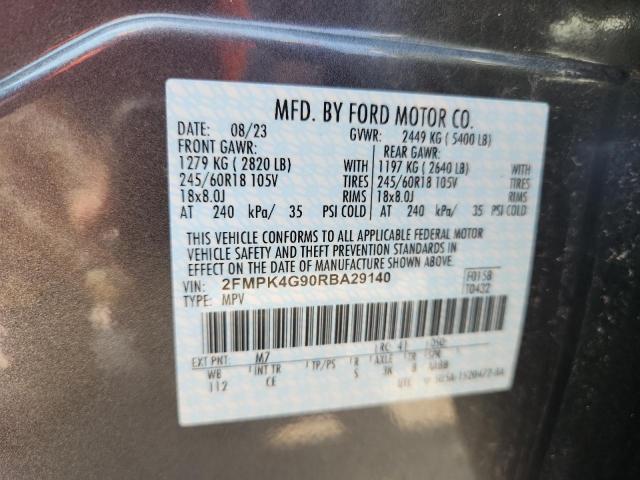 2024 FORD EDGE SE 2FMPK4G90RBA29140