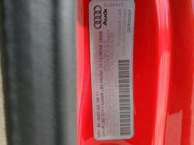 2012 AUDI A5 PREMIUM PLUS - WAULFAFH3CN001582