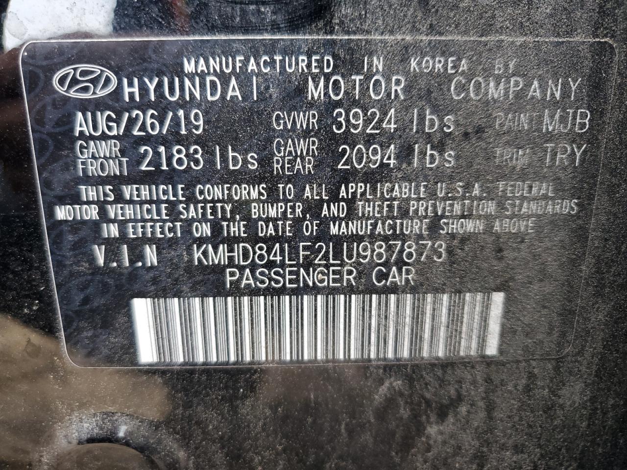 HYUNDAI ELANTRA SEL