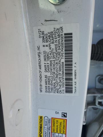 2021 HONDA ACCORD TOU 1HGCV3F93MA006544