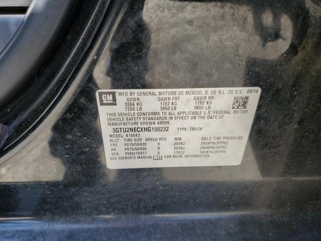 2017 GMC SIERRA K15 - 3GTU2NECXHG190232