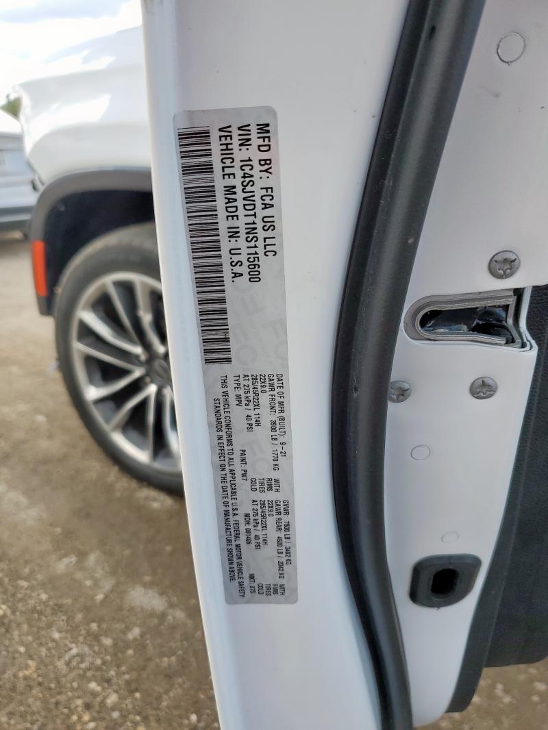 2022 JEEP WAGONEER S 1C4SJVDT1NS115600