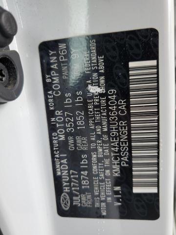 2017 HYUNDAI ACCENT SE KMHCT4AE9HU364049