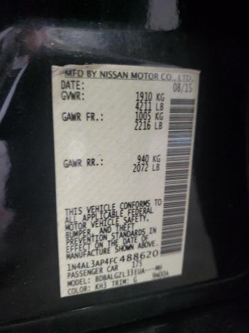 2015 NISSAN ALTIMA 2.5 - 1N4AL3AP4FC488620