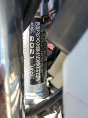 2021 HONDA XR650 L JH2RD0615MK900146