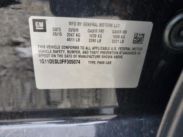 2015 CHEVROLET MALIBU 2LT 1G11D5SL0FF309074