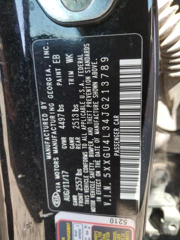 2018 KIA OPTIMA EX 5XXGU4L34JG213789