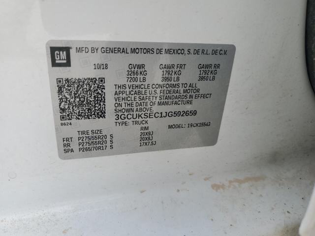 2018 CHEVROLET SILVERADO K1500 LTZ 3GCUKSEC1JG592659