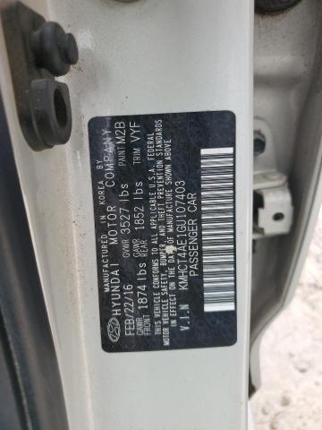 2016 HYUNDAI ACCENT SE - KMHCT4AE1GU107403