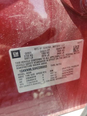 2017 GMC ACADIA SLT-1 1GKKNMLS9HZ286893