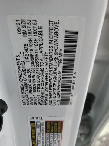 2022 HONDA CR-V EX 5J6RW2H50NA000416