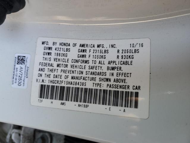 2017 HONDA ACCORD SPORT SPECIAL EDITION 1HGCR2F15HA084385