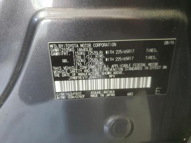 2015 TOYOTA RAV4 LE JTMBFREV1FJ044771