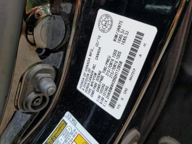 2016 HONDA CR-V LX 2HKRM4H39GH112858