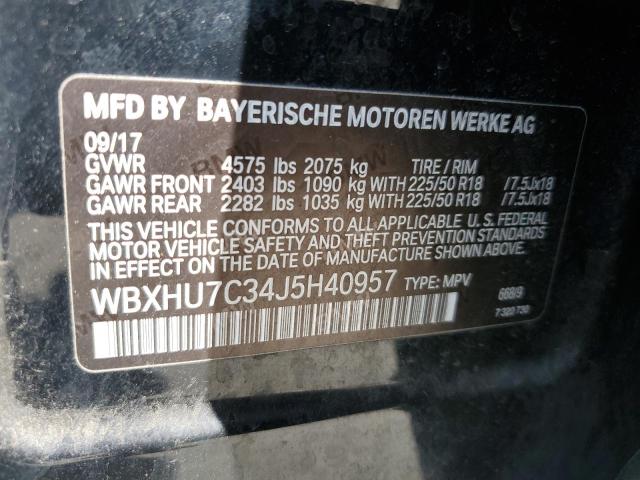 2018 BMW X1 SDRIVE28I WBXHU7C34J5H40957