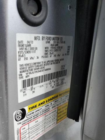 2013 FORD EXPEDITION - 1FMJU1K54DEF48854