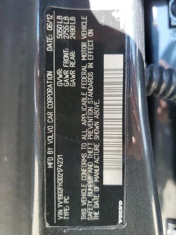 2013 VOLVO S60 T6 - YV1902FH3D2174231