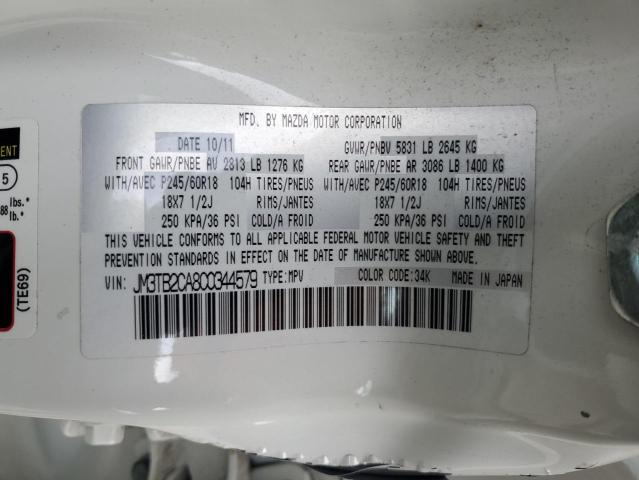 2012 MAZDA CX-9 - JM3TB2CA8C0344579