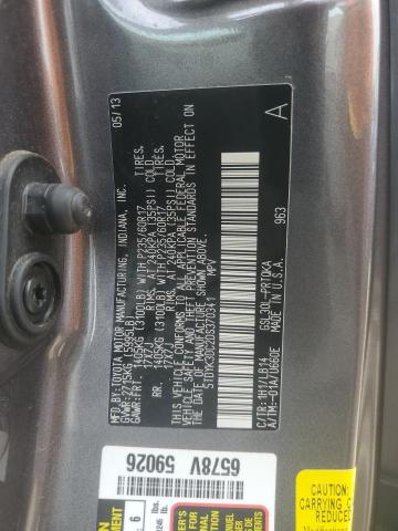 2013 TOYOTA SIENNA XLE - 5TDYK3DC2DS370341